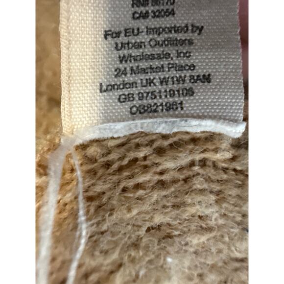 Free People Womens Phantom Long Line Neutral Tan Soft Cardigan Sweater Size S - Picture 9 of 11